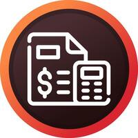 Budgeting Creative Icon Design vector