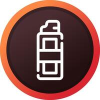 Pepper Spray Creative Icon Design vector