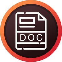 DOC Creative Icon Design vector