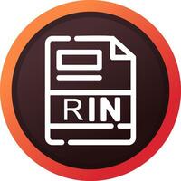 RIN Creative Icon Design vector