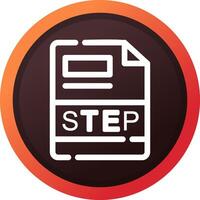 STEP Creative Icon Design vector