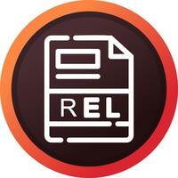 REL Creative Icon Design vector