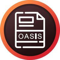 OASIS Creative Icon Design vector