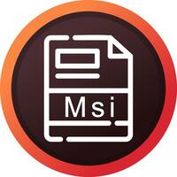 Msi Creative Icon Design vector