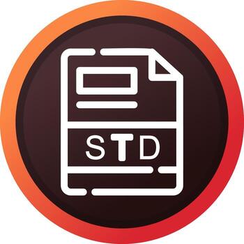 STD Creative Icon Design vector