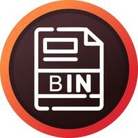 BIN Creative Icon Design vector