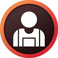 Worker Creative Icon Design vector