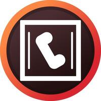 Emergency Call Creative Icon Design vector