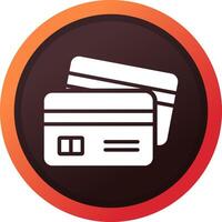 Credit Card Creative Icon Design vector