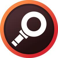 Magnifying Creative Icon Design vector