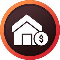 House Sale Creative Icon Design vector