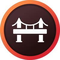 Bridge Creative Icon Design vector