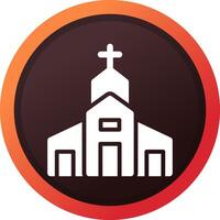 diseño de icono creativo de iglesia vector