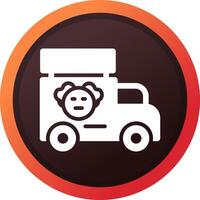 Circus Van Creative Icon Design vector