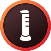 Graduated Cylinder Creative Icon Design vector