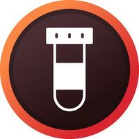 Test Tube Creative Icon Design vector