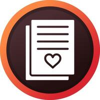 Love Letter Creative Icon Design vector