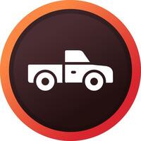 Pickup Truck Creative Icon Design vector