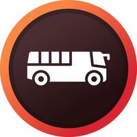 Bus Creative Icon Design vector