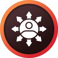 Influence Creative Icon Design vector