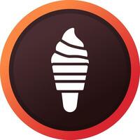 Ice Cream Creative Icon Design vector