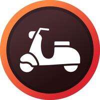 Scooter Creative Icon Design vector