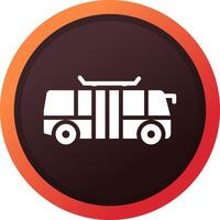 Bus Creative Icon Design vector