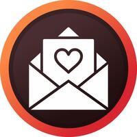 Love Letter Creative Icon Design vector