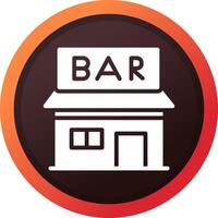 Bar Creative Icon Design vector