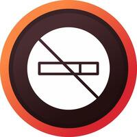 No Smoke Creative Icon Design vector