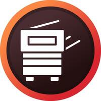 Copy Machine Creative Icon Design vector