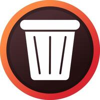 Trash Creative Icon Design vector