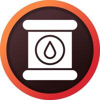 Waste Oil Creative Icon Design vector