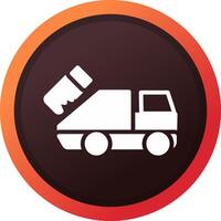 Garbage Truck Creative Icon Design vector