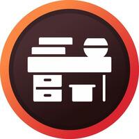 Desk Creative Icon Design vector