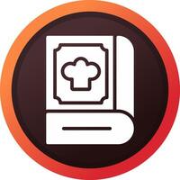 Cook Book Creative Icon Design vector