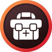 First Aid Kit Creative Icon Design vector