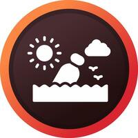 Message In A Bottle Creative Icon Design vector