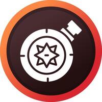 Compass Creative Icon Design vector