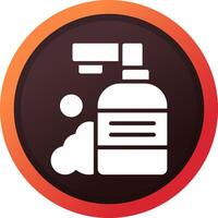 Shampoo Creative Icon Design vector