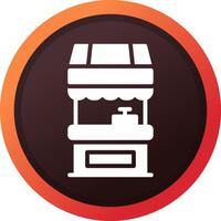 Food Stand Creative Icon Design vector