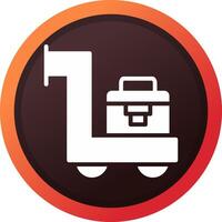 Trolley Creative Icon Design vector