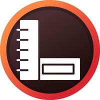 Ruler Creative Icon Design vector