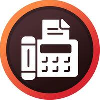 Fax Creative Icon Design vector