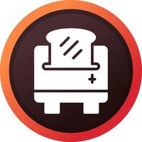 Toaster Creative Icon Design vector