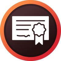 Diploma Creative Icon Design vector