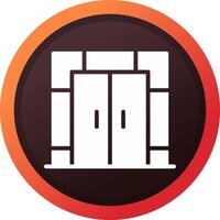 Door Creative Icon Design vector