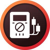 Voltmeter Creative Icon Design vector