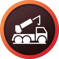 Crane Truck Creative Icon Design vector