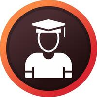 Graduate Creative Icon Design vector